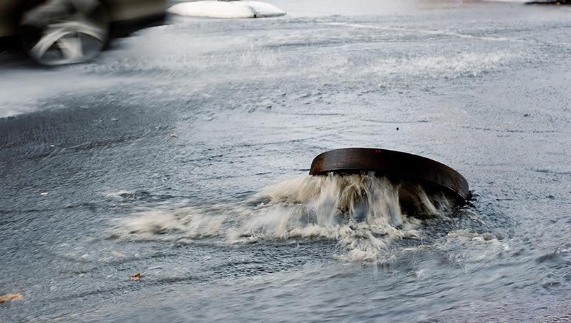 Inondations et pompage