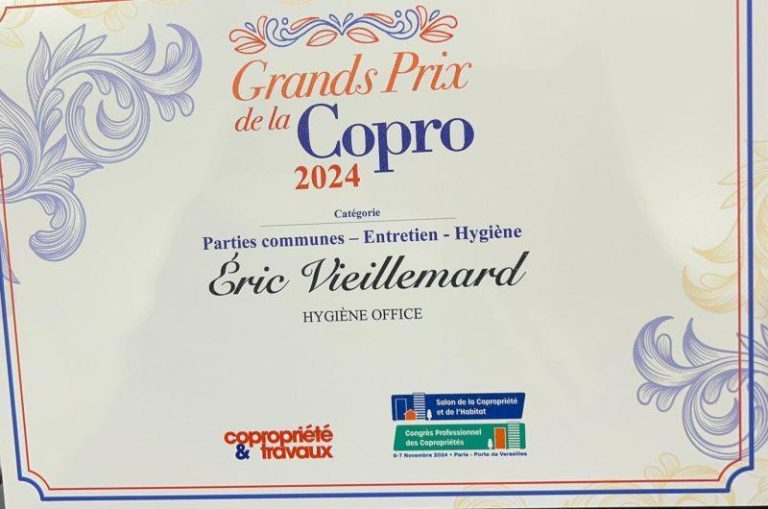 Grand Prix de la Copropriété 2024 : Notre engagement récompensé !