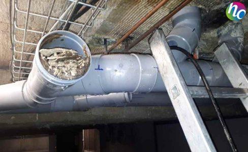 Calcaire dans une canalisation pour un syndic (1)